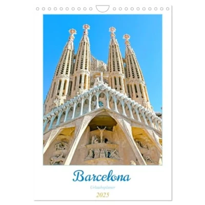 Abbildung von Barcelona Urlaubsplaner (Wandkalender 2025 DIN A4 hoch), CALVENDO Monatskalender