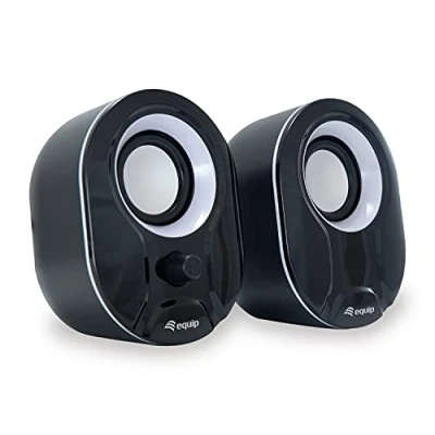 Abbildung von Equip Stereo 2.0 Lautsprecher,schwarz/rot