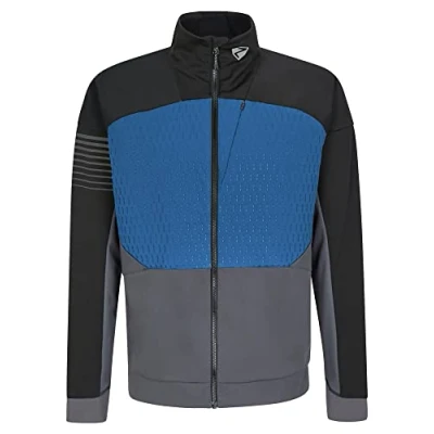 Abbildung von Ziener Herren NOGAH Softshell / Funktions Jacke winddicht, elastisch, PFC frei, persian blue.ombre, 50