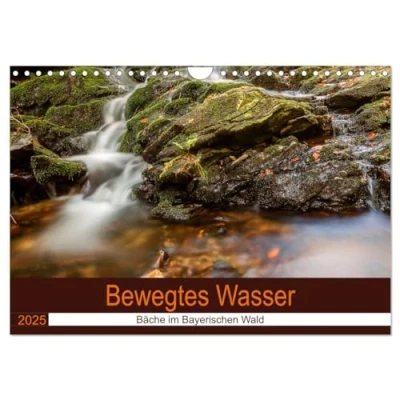 Abbildung von Bewegtes Wasser (Wandkalender 2025 DIN A4 quer), CALVENDO Monatskalender