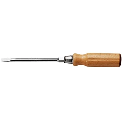Abbildung von FACOM Schraubendreher Holzgriff, sechskant, für Schlitzschrauben 2x12 mm, 250 1 Stück, ATHH.12X200