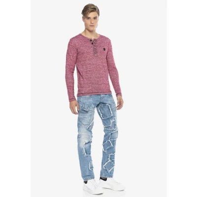 Abbildung von Cipo &amp; Baxx Jeans Straight Leg, Herren, Größe: 33x34, Hellblau