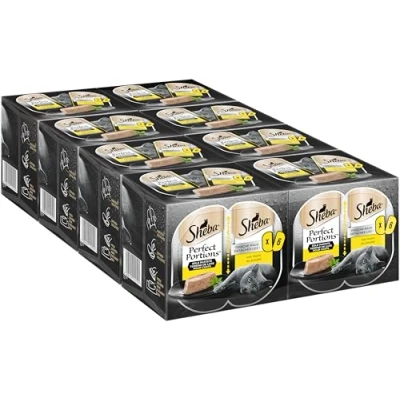 Abbildung von SHEBA Perfect PORTIONS Pastete für Katzen mit Huhn 8 x 3 (2 375g)