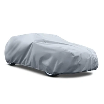 Abbildung von CARPASSION 10025 Fahrzeugabdeckung Vollgarage L 450 150 grau BMW: 1 Schrägheck, SEAT: Leon I VOLVO: S40