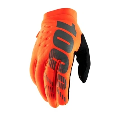 Abbildung von 100% Erwachsene Brisker Handschuhe, Orange Schwarz, S