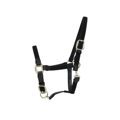 Abbildung von Kentucky Horsewear Halfter Geflochtenes Nylon Schwarz Cob