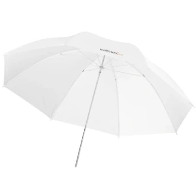 Abbildung von Walimex Pro Durchlichtschirm (84 cm) weiß