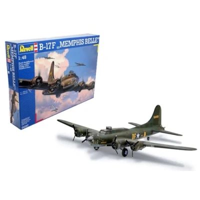 Abbildung von Revell® Modellbausatz B 17F Memphis Belle, Maßstab 1:48, Made in Europe