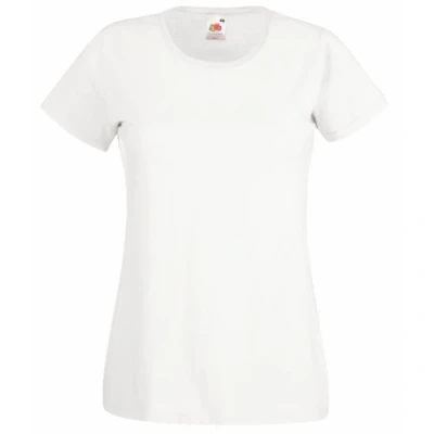 Abbildung von Fruit of the Loom T Shirt Large Bianco