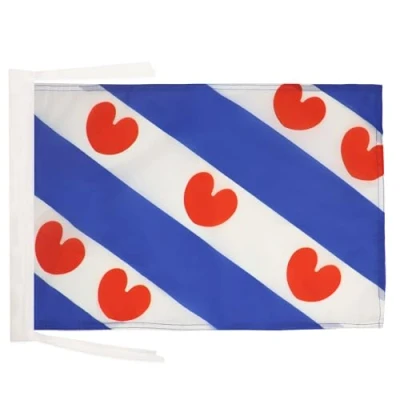 Abbildung von AZ FLAG Flagge Provinz Fryslân 45x30 cm Mit Kordel In Niederlande Fahne 30 x 45 Flaggen