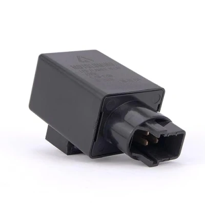 Abbildung von Aharon Motolumino Blinker Relais für Motorräder Universal 12V LED/Halogen Kompatibel mit Honda 4 Pin Anschluss LED Blinkleuchten Lauflichtblinker Blinkrelais Blinkergeber