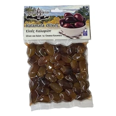 Abbildung von Candia Crop Griechische Kalamata Oliven mit Stein, 5er Pack x 200g (Insgesamt: 1 KG)