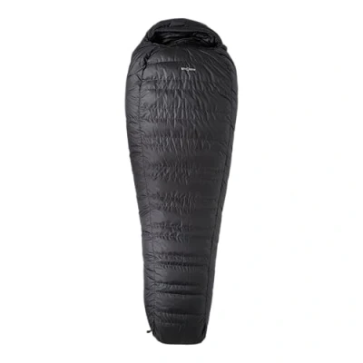 Abbildung von LOWLAND OUTDOOR K2 Expedition Mummienschlafsack, Schwartz, 225x80 cm