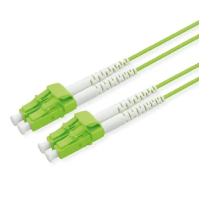 Abbildung von ROLINE LWL Kabel 50/125µm OM5, LC/LC, LSOH, Low Loss Stecker, grün, 1 m