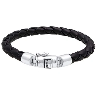 Abbildung von Kuzzoi Chunky Braided Armband silvercoloured, Herren, Größe: 21, Silver coloured