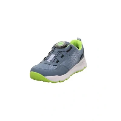 Abbildung von Superfit Jungen Schnürhalbschuhe Free Ride, Kinder Halbschuhe, Weite: M IV, lose Einlage, freizeitschuh, schnürschuhe, BLAU/HELLGRÜN (000), 34 EU