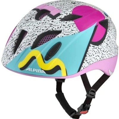 Abbildung von ALPINA XIMO Flash, Retro, 47 51 cm, Fahrradhelm für Kinder, individuell anpassbar mit integrierten Multi Fit Light