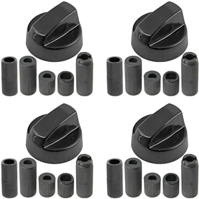 Abbildung von Spares2go Universal Schaltknöpfe für alle Arten von Ofen, Herd &amp; Kochfeld (4er Pack)