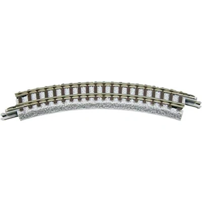 Abbildung von 7297010 Z Rokuhan Gleis (mit Schotter) Gebogenes 45 95 mm 4 Stück