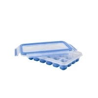 Abbildung von Tefal MASTERSEAL Fresh Frischhaltedose für Lebensmittel, Kunststoff, blau, 22,6 x 16,5 4,9 cm