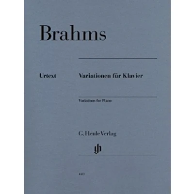 Abbildung von Variationen. Klavier: Instrumentation: Piano solo (G. Henle Urtext Ausgabe)