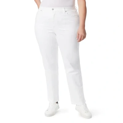 Abbildung von Gloria Vanderbilt Damen Amanda Classic High Rise Tapered Plus Size Jeans, Vintage Weiß, 54 Mehr
