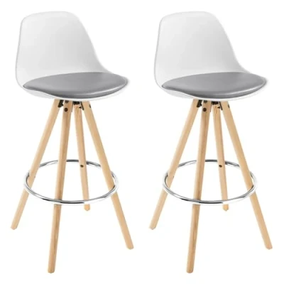 Abbildung von Woltu Barhocker (2 St), Design Stuhl, optimal Komfort, aus Kunstleder