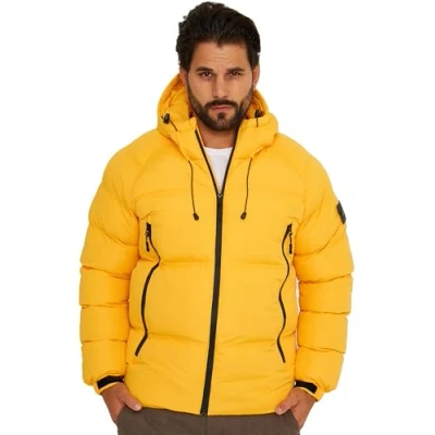 Abbildung von SOULSTAR Winterjacke S2BADGAM Herren Pufferjacke mit Kapuze warme Steppjacke Mens Jacket