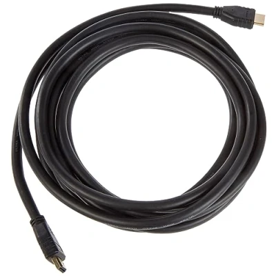 Abbildung von PremiumCord 8K Ultra High Speed ​​HDMI 2.1 Kabel M/M 48Gbps mit Ethernet, Kompatibel Video 8K@60Hz, Deep Color, 3D, eARC, HDR, 3X geschirmt, vergoldete Anschlüsse, schwarz, 5 m, kphdm21