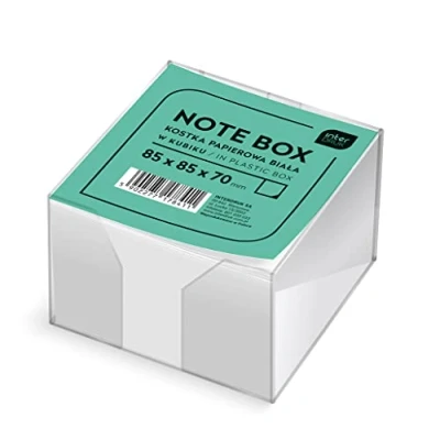 Abbildung von Interdruk Blanc Notizblock 85 x 70 mm ( 700 Blatt), transparent
