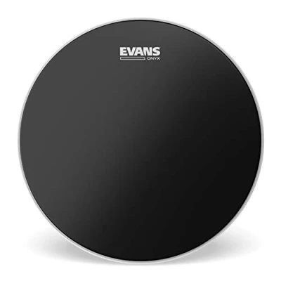 Abbildung von Evans B06ONX2 15,24cm (6 Zoll) Tomfell Onyx zweilagig 0,19mm, schwarz