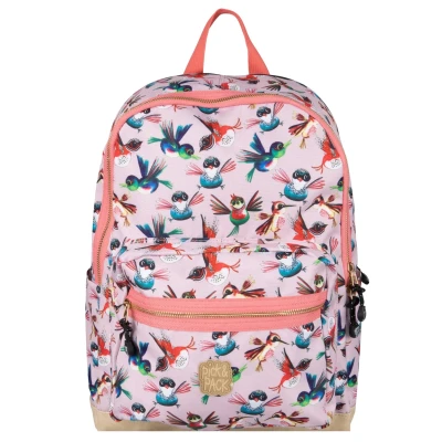 Abbildung von pick &amp; PACK Birds Backpack L Kinderrucksack Schulranzen für Kinder, Größe: One Size, Soft pink