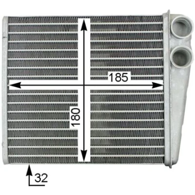 Abbildung von MAHLE ORIGINAL AH 208 000S Wärmetauscher mit Dichtring VOLKSWAGEN: GOLF 6, Tiguan I, Passat B6 Variant, SEAT: Leon II Schrägheck, Altea XL
