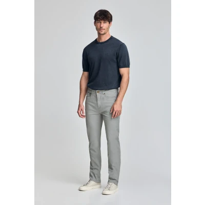 Abbildung von Polo Club Herren Hose Voss Im Slim Fit Grau Mit Fünf Taschen 52