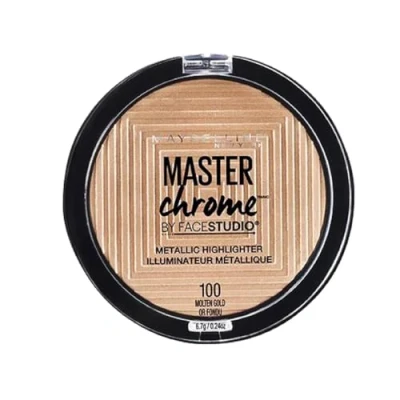 Abbildung von MAYBELLINE FaceStudio Master Chrome Metallic Highlighter Molten Gold Or Fondu