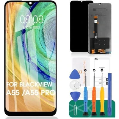 Abbildung von Ersatz LCD Display für Blackview A55 Pro / Touch Digitizer (Schwarz, ohne Rahmen)