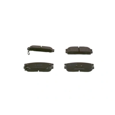 Abbildung von BOSCH 0 986 494 251 Bremsbelagsatz Low Metallic mit akustischer Verschleißwarnung Anti Quietsch Blech, Montageanleitung CHEVROLET: Captiva
