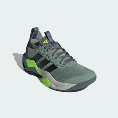Abbildung von adidas Performance Rapidmove 2 Trainingsschuh Silver green core black lucid lemon, Herren, Größe: 43 1/3, lemon