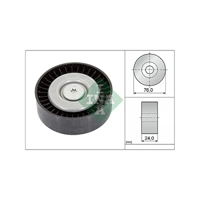 Abbildung von INA 532 0558 10 Umlenkrolle VOLVO: S80 II, XC90 I, XC60 LAND ROVER: Freelander 2 SUV