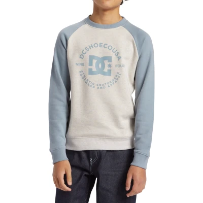 Abbildung von DC Shoes STAR Pilot Sweatshirt für Kinder, Größe: 176, Xbsb snow heather ashley blue
