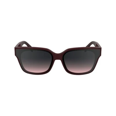Abbildung von Karl Lagerfeld Damen KL6161S 601 Gläser SONNENBRILLEN Acetat Bordeaux Grau Quadratisch Normal Schattiert
