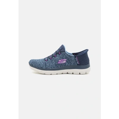 Abbildung von Skechers Sport Summits Slipper, Damen, Größe: 37, Navy/purple Schuhe