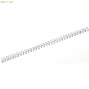 Abbildung von GBC Binderücken ClickBind A4 16mm PP weiß VE=50 Stück