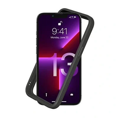 Abbildung von RhinoShield Bumper Case kompatibel mit [iPhone 13/13 Pro] CrashGuard NX Stoßdämpfende Schutzhülle im schlanken Design 3.5 Meter Fallschutz Graphite