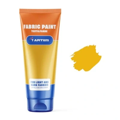 Abbildung von 7 Artists Textilfarbe Stoffmalfarben Stofffarben Textilfarbe, Acrylfarbe Waschfest 60 ml, Waschmaschinenfest Nach Fixierung