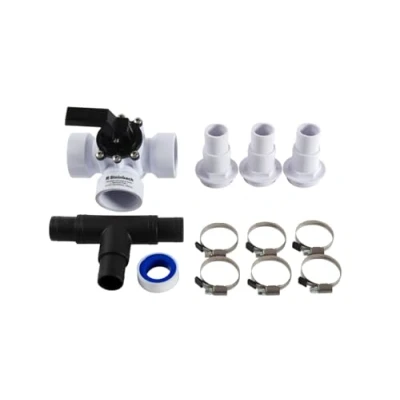 Abbildung von STEINBACH Pool Poolpflege Bypass Set mit 3 Wege Ventil, Anschluss 32/38 mm