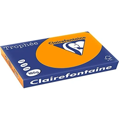 Abbildung von 4 x Clairefontaine Kopierpapier Trophee A4 160g/qm VE=250 Blatt clemen