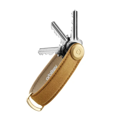Abbildung von Orbitkey 2.0 Waxed Canvas Keyholder golden sand