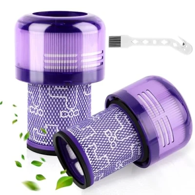 Abbildung von 2 Stück Filters für Dyson V12, Filter V12 Slim Vacuums, HEPA Ersatzfilter Detect Staubsauger Absolute Extra/Total Clean/Fluffy Ersetzen Sie 971517 01