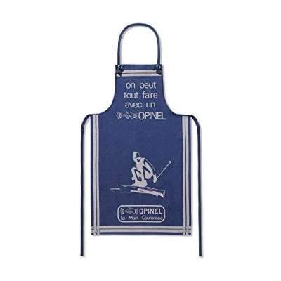Abbildung von Opinel Unisex Küchenschürze für Erwachsene, Blau, 50 x 70 cm